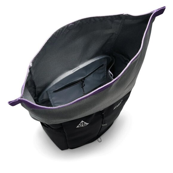 Nike ACG Aysen Hiking Trail 32 Liter Backpack Adult Black Purple Grey DV4054-010 - Picture 7 of 7